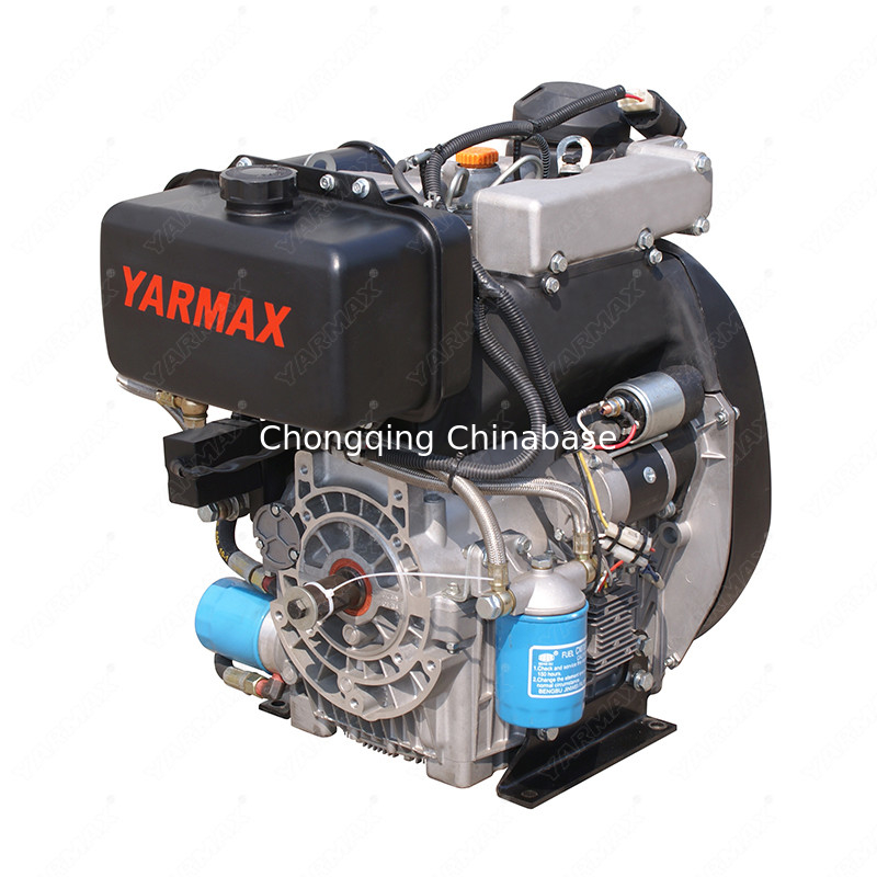 Motor diesel de cilindro doble YARMAX 292 19.7HP 14.5kW 4 tiempos de poco ruido