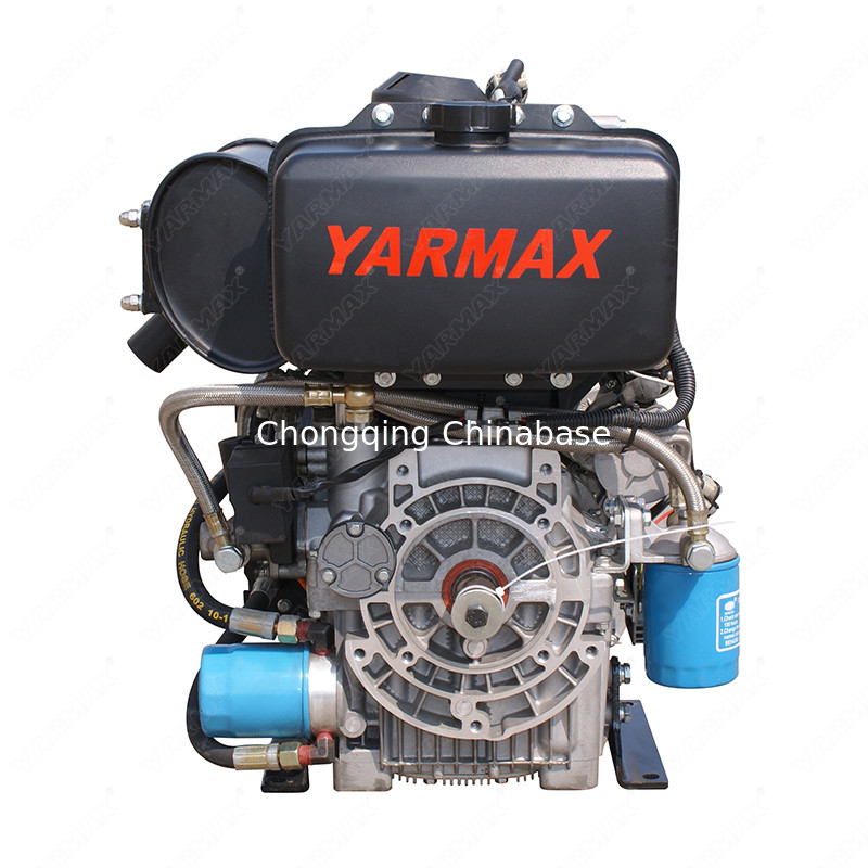 Motor diesel de cilindro doble YARMAX 292 19.7HP 14.5kW 4 tiempos de poco ruido