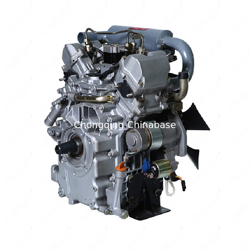 Motor diesel refrigerado por agua de poco ruido 2V80 17.6HP 13.0kW V Twin 4 Stroke