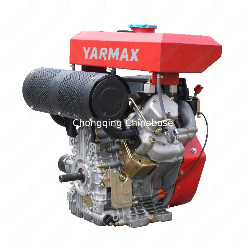 motor diesel refrigerado por aire de 2V88 19HP KAMA 14kW dos cilindros V Twin 4 movimientos de poco ruido