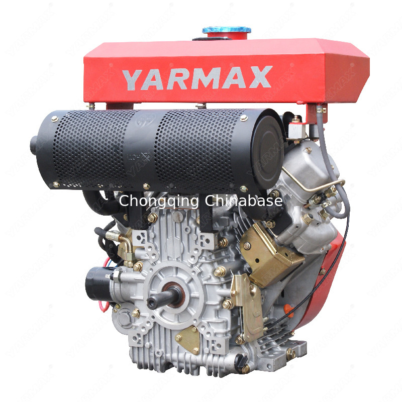 motor diesel refrigerado por aire de 2V88 19HP KAMA 14kW dos cilindros V Twin 4 movimientos de poco ruido
