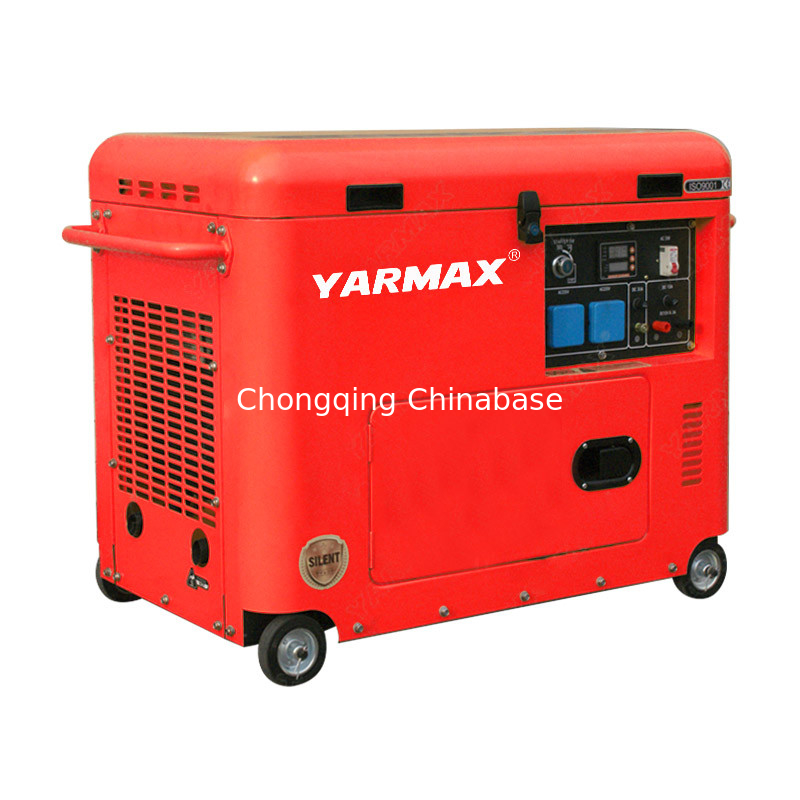 230V 11.3A DC 12V 8.3A 3kW 2.5kW Generador diesel de tipo silencioso YM3700T