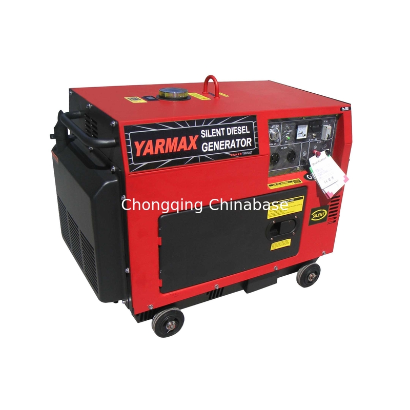 230V 11.3A DC 12V 8.3A 3kW 2.5kW Generador diesel de tipo silencioso YM3700T
