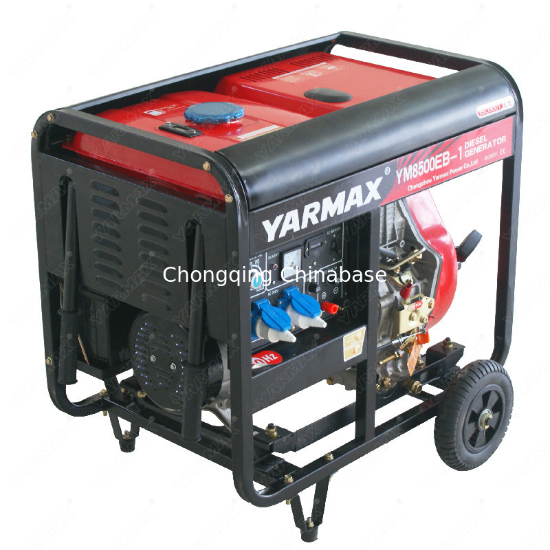 generador de soldadura diesel 50-180A con AVR YM8700 5.5KW 25A 25-30V