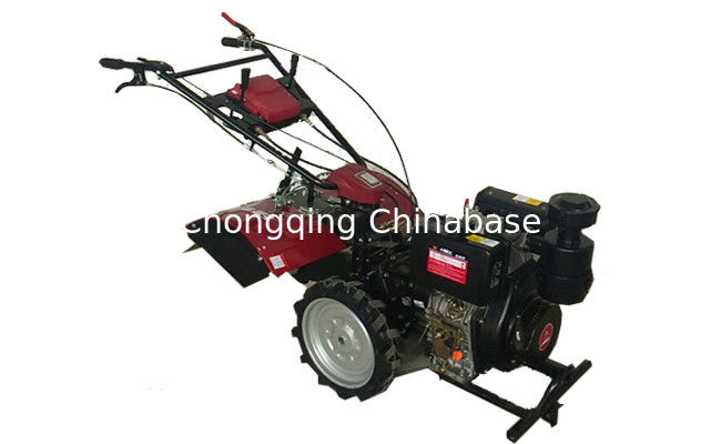 Placa 270m m Mini Tiller Cultivator 186F 6.3KW diesel Mini Weeder Tiller de la fricción